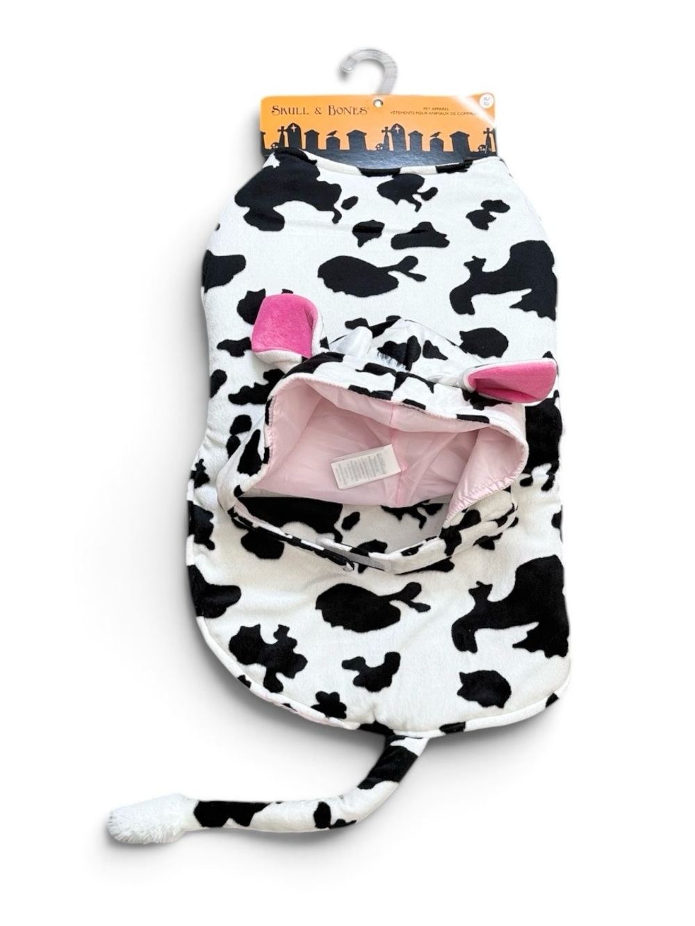 Large Dog Cow Costume Halloween Pet Apparel XL New